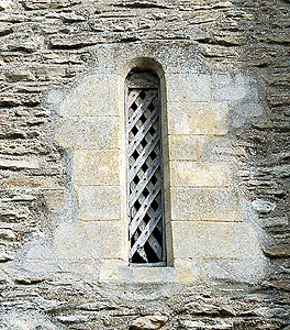 Norman window in the tower August 2011